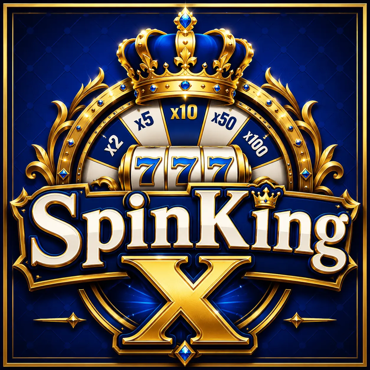 Spinking X logo
